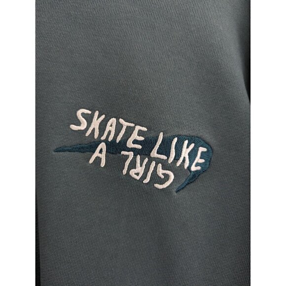 Nike SB Skate Like A Girl Crew Neck Heavyweight Sweatshirt Size M - Picture 4 of 8